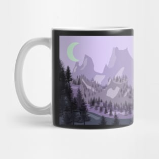 Happy Mountains and Happy Little Trees. Mug